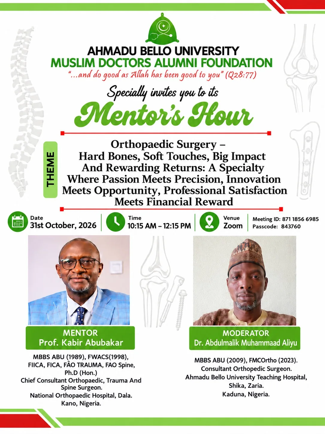 ABUMDAF MENTOR'S HOUR