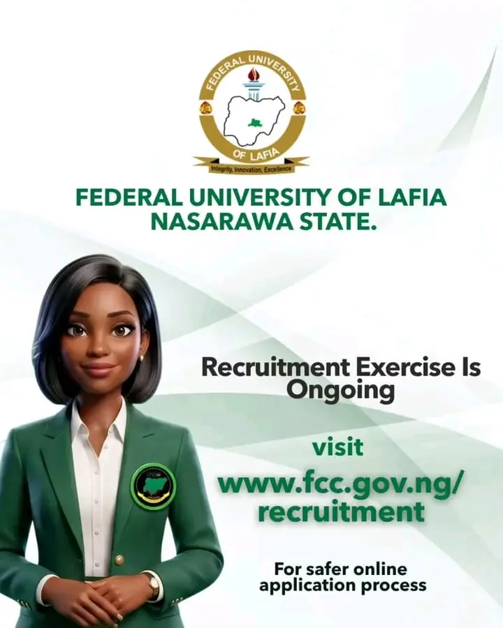 Recruitment Exercise Ongoing – Federal University of Lafia