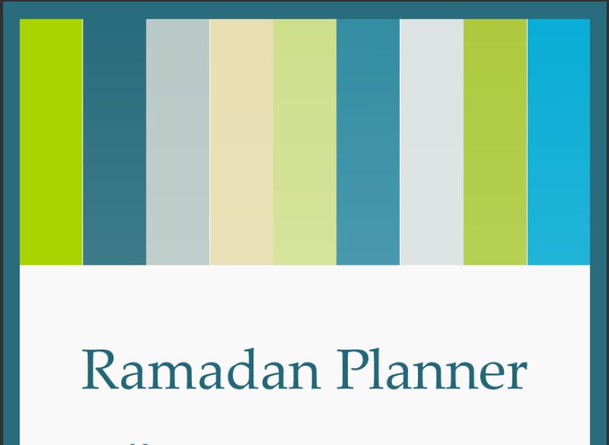 Ramadan Planner – Al Huda Institute Sri Lanka