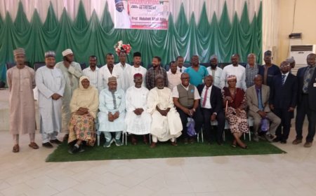 Retirement ceremony of Prof. Abdullahi Abba Alkali.