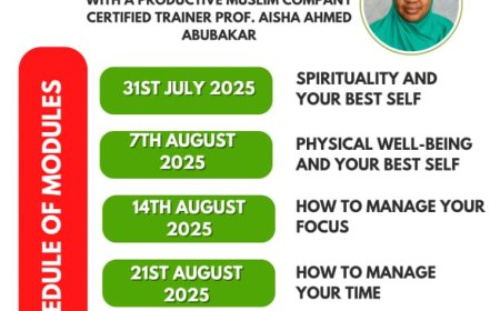 Productive Muslim Masterclass Series (2nd–6th Sessions) – Personal Development for Muslim Professionals