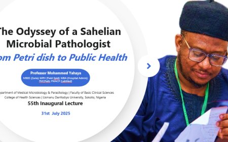 Download Slides – 55th Inaugural Lecture by Prof. Mohammed Yahaya: “From Petri Dish to Public Health”