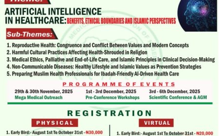 Islamic Medical Association of Nigeria (IMAN) National Conference 2025 – Kaduna