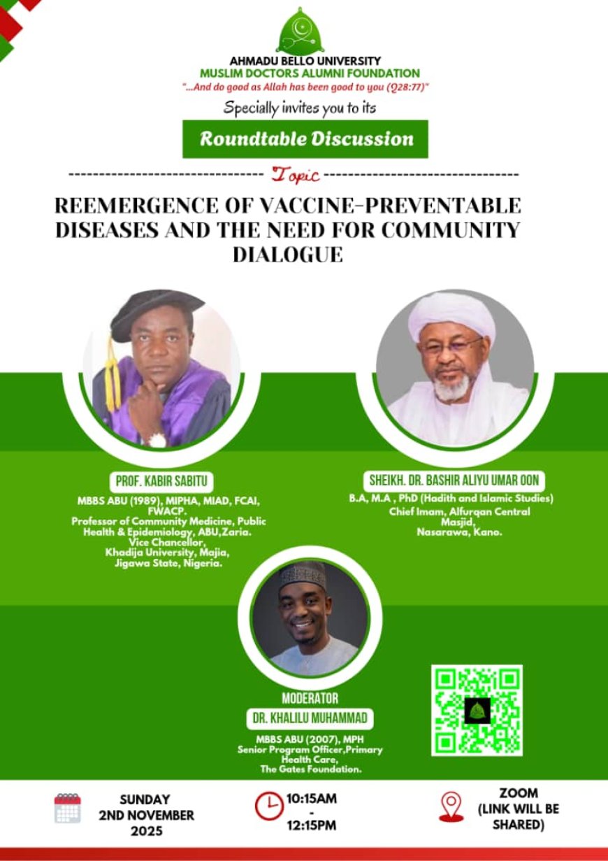 ABUMDAF Roundtable Discussion – Reemergence of Vaccine-Preventable Diseases and the Need for Community Dialogue