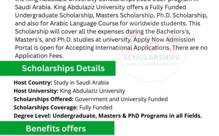 King Abdulaziz University Scholarships 2026–2027 (Fully Funded) – Saudi Arabia