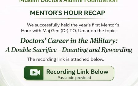 ABUMDAF Mentor’s Hour – Doctors’ Career in the Military (Recorded Session Available)