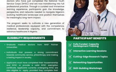 NHEF 2026 Graduate Doctors Program – Applications Now Open