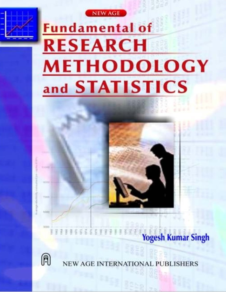 Fundamentals of Research Methodology and Statistics by Yogesh Kumar Singh – Free Download